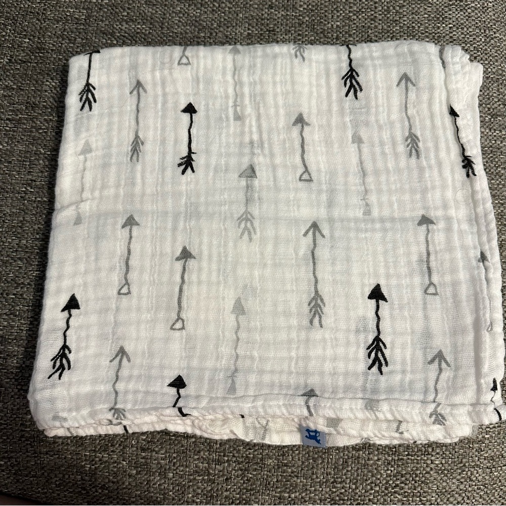 little unicorn cotton swaddle blanket - arrows